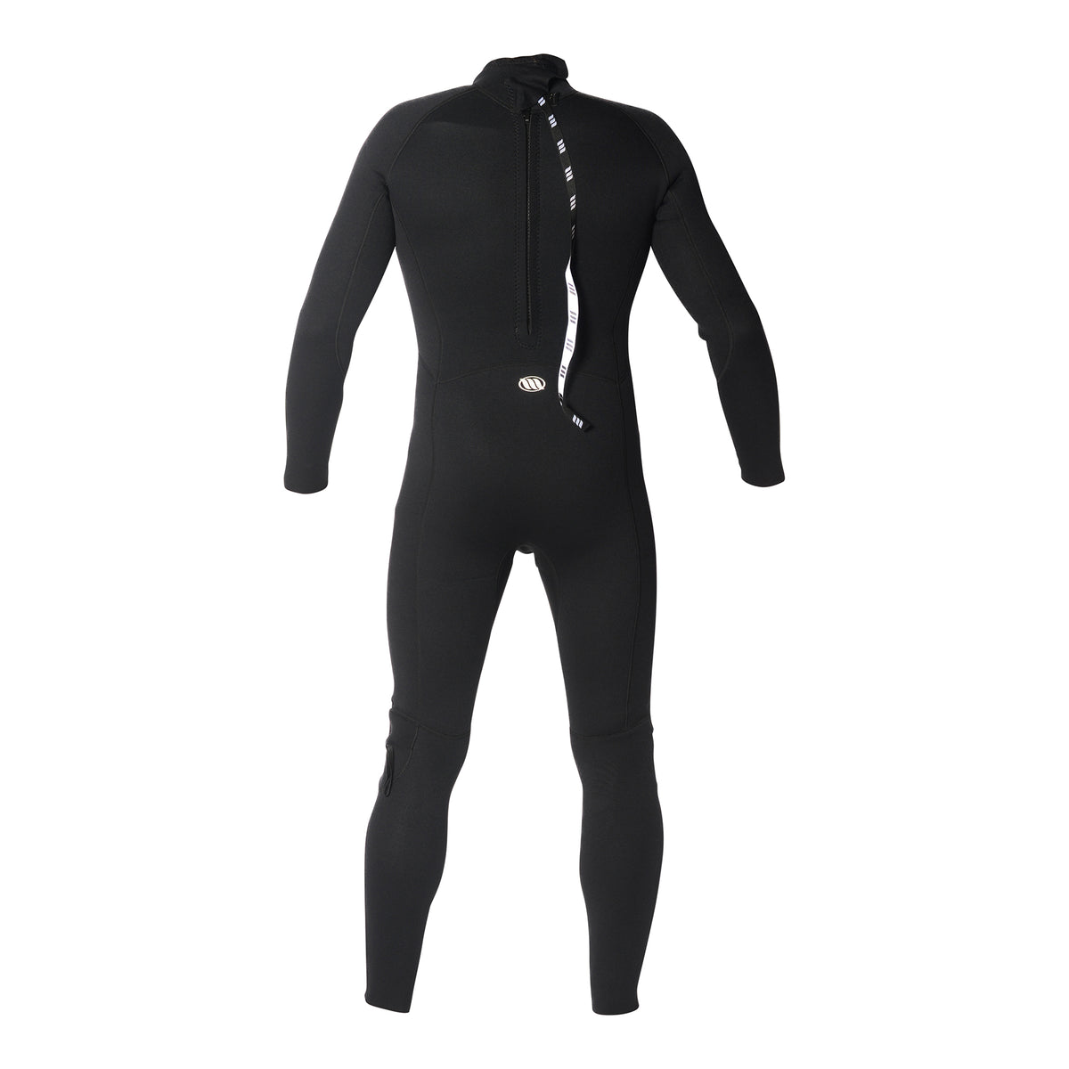 Fato de Surf West Enforcer 3/2 Flatlock Back Zip Preto