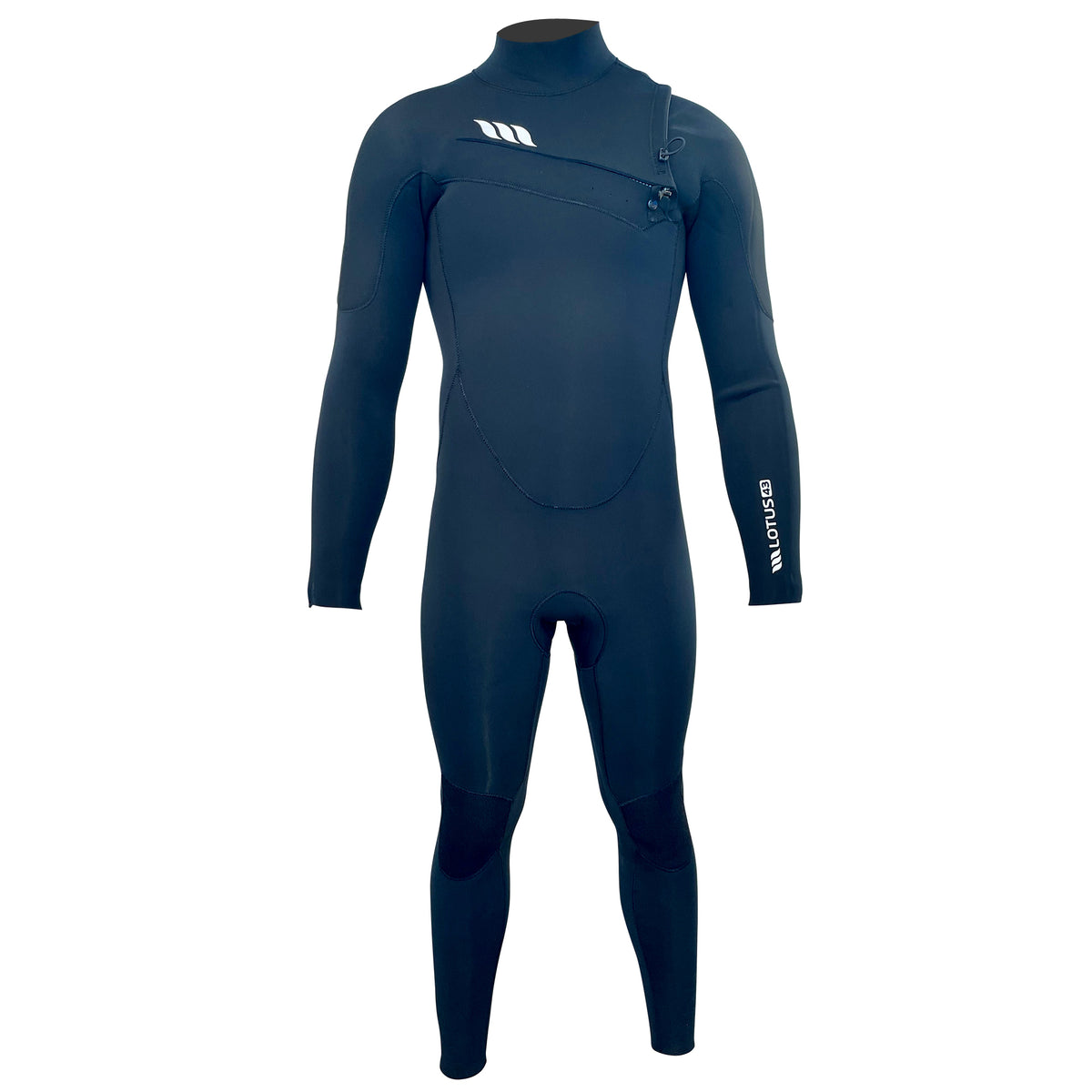 Fato de Surf West Lotus 3/2 Chest Zip Preto
