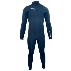 Fato de Surf West Lotus 3/2 Chest Zip Preto