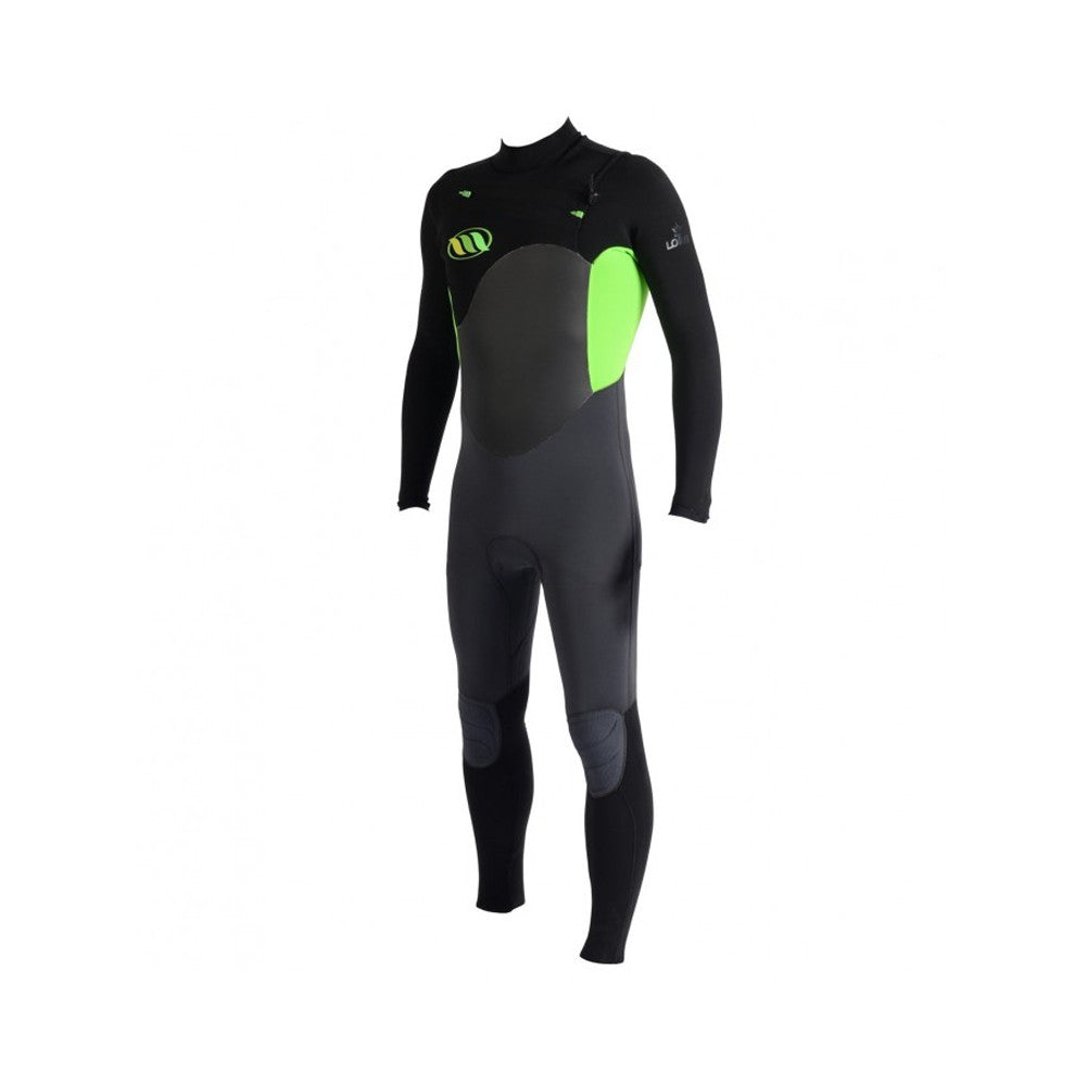Fato de Surf West Lotus 3/2 Chest Zip Verde