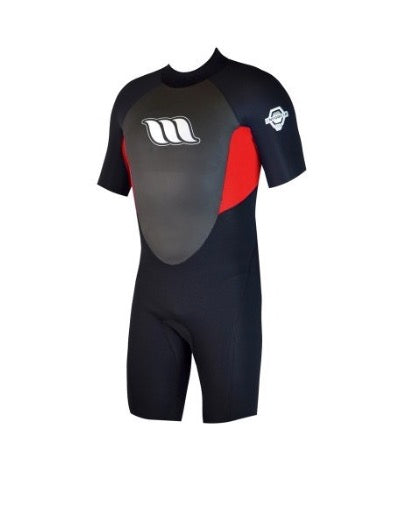 Spring Suit Júnior West Enforcer 2/2 Flatlock Preto/Vermelho
