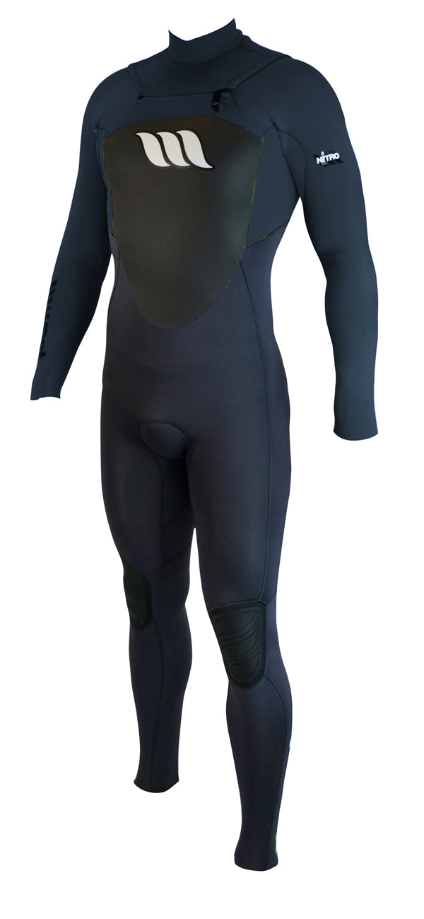 Fato Júnior West Nitro 3/2 Chest Zip Preto