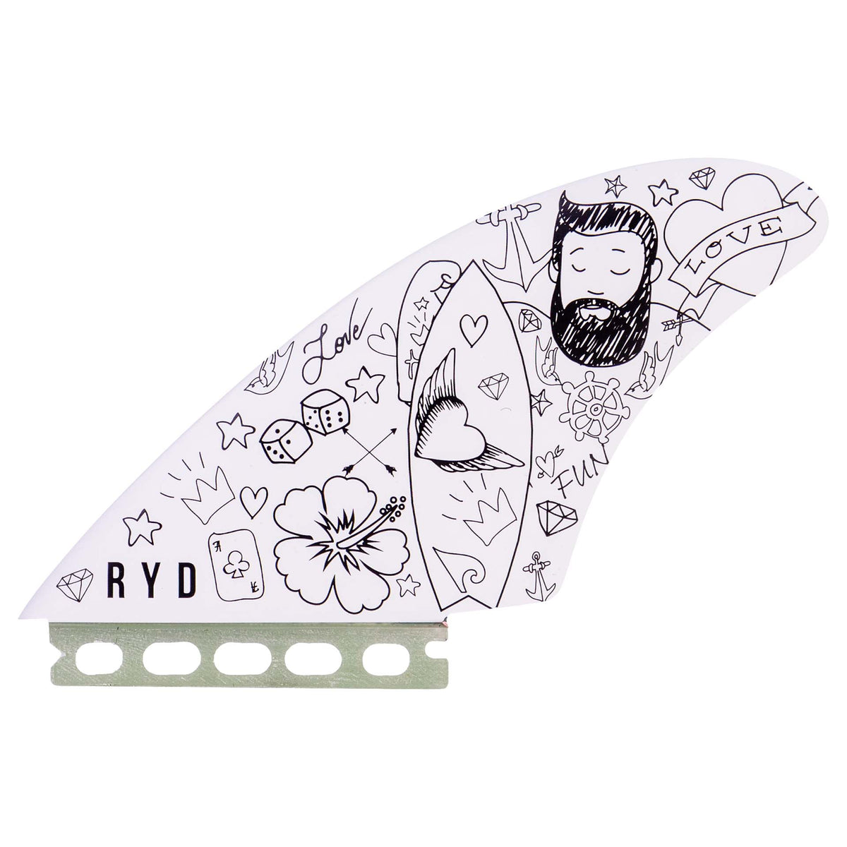 Quilhas RYD Keel Art Hank Dude