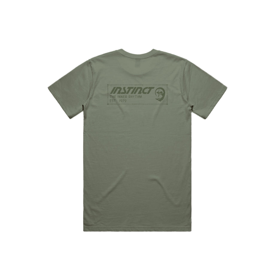 T-Shirt Instinct Labeled — Moss