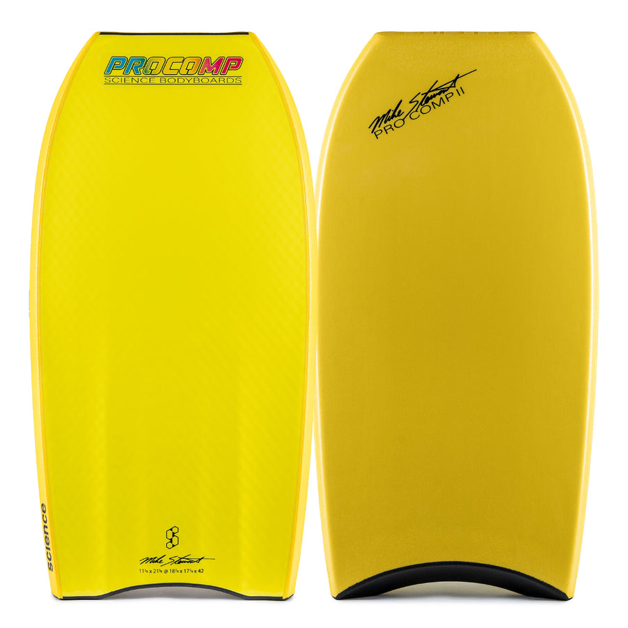 Bodyboard Science PRO Comp 2 PP Yellow — Attitude Waves