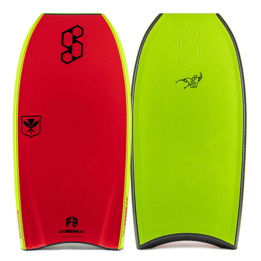 Bodyboard Science Veeks Hybrid Red — Attitude Waves
