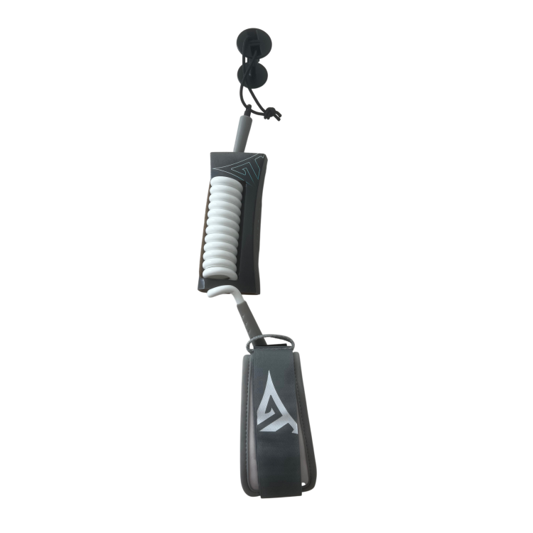 GT Bicep Leashes 9mm White / Silver Grey