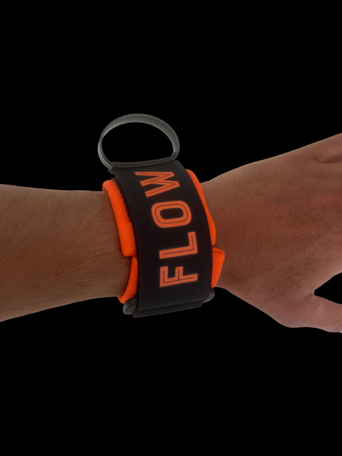 Flow Wrist Leash 7mm Black / Orange — foto 4
