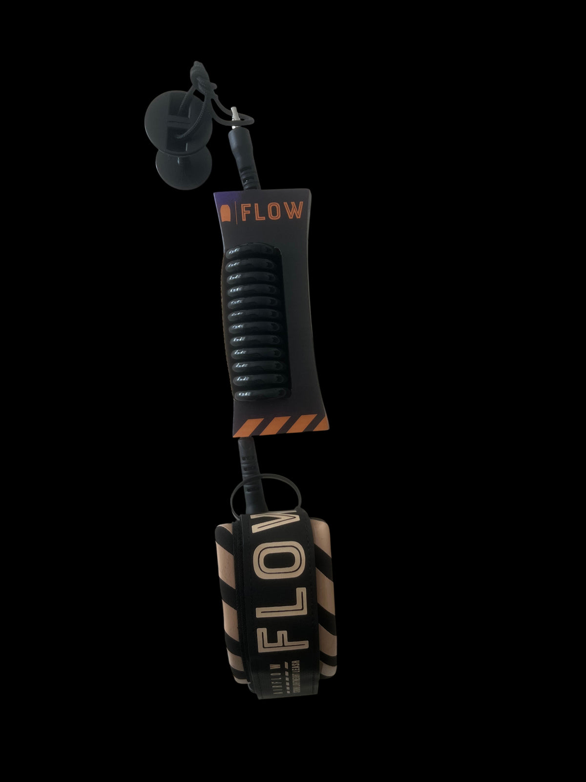 Air Flow Bicep Leash 8mm Black / Beige