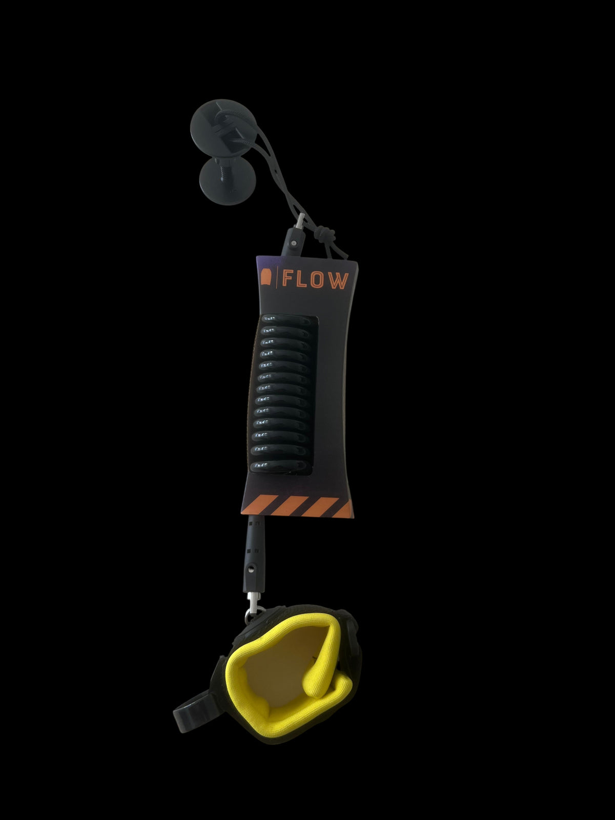 Flow Wrist Leash 7mm Black / Yellow — foto 2