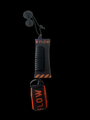 Flow Wrist Leash 7mm Black / Orange