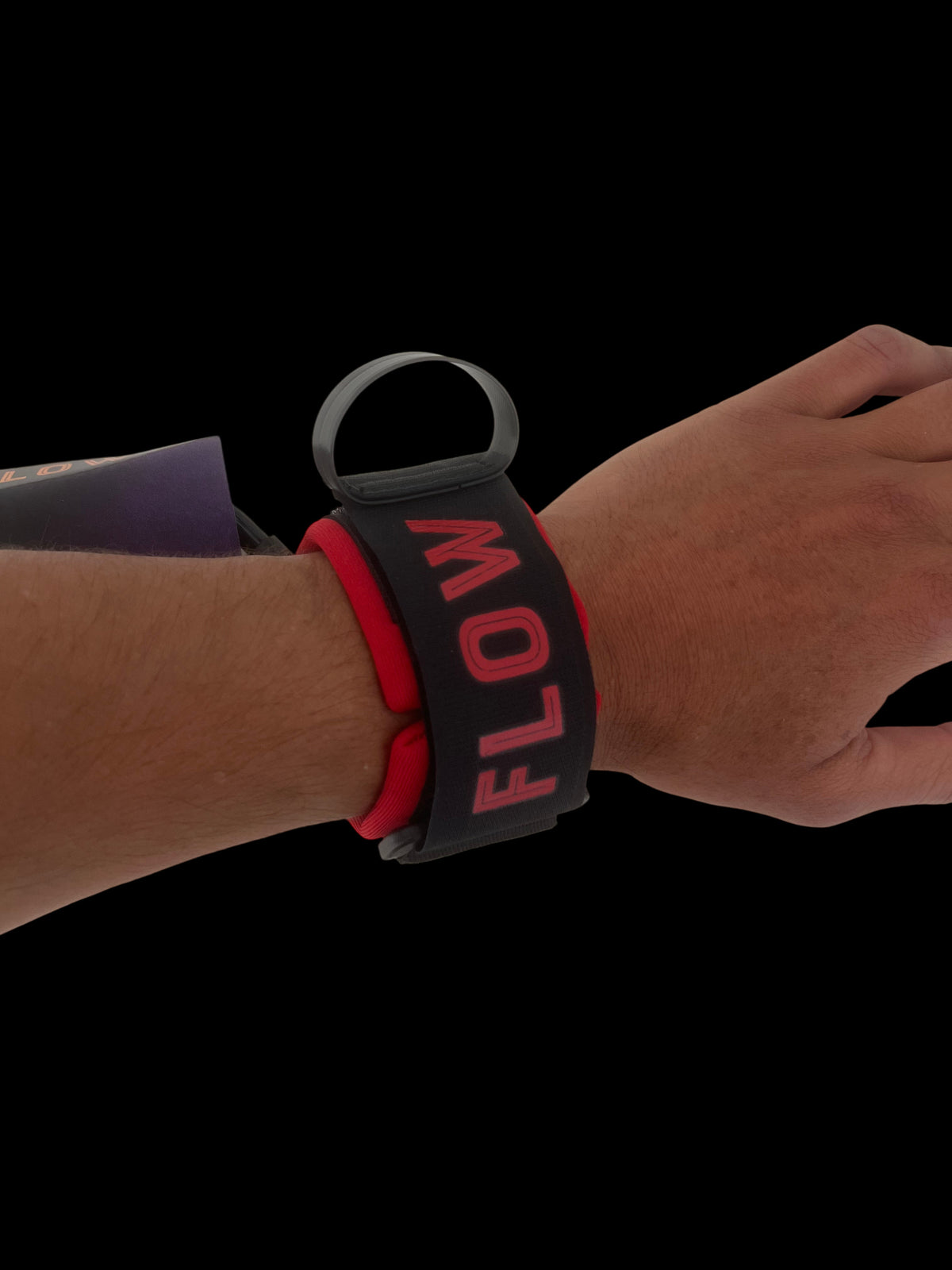 Flow Wrist Leash 7mm Black / Red — foto 4