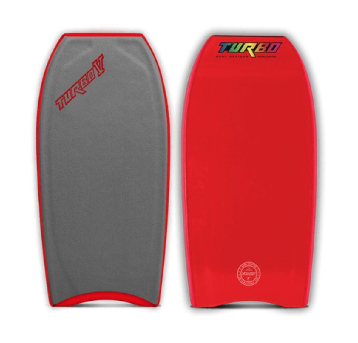 Turbo V Cool Grey / Red